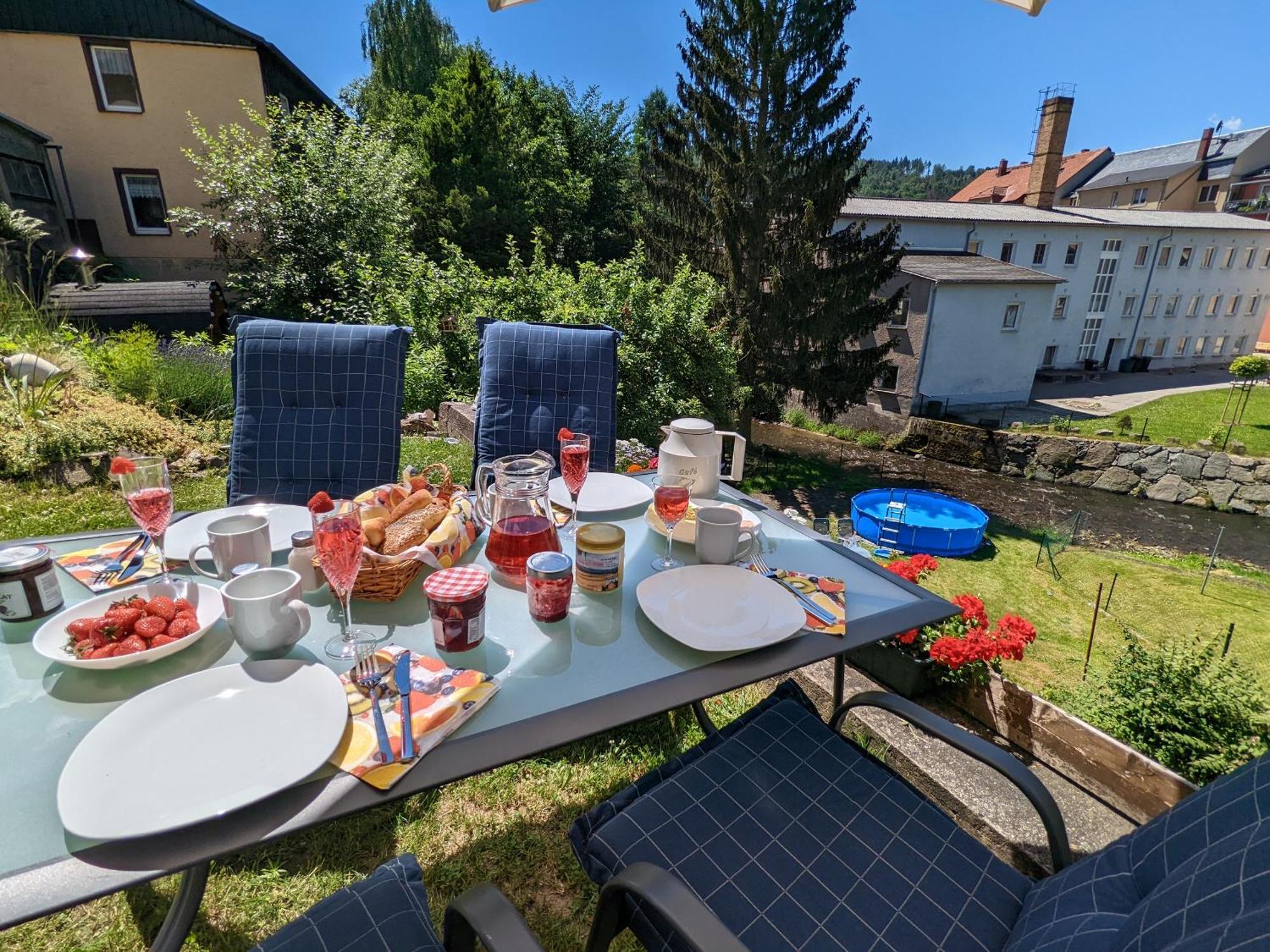F2 - Urlaubsmagie Sauna, Whirlpool, Pool & Garten Sebnitz Exterior photo