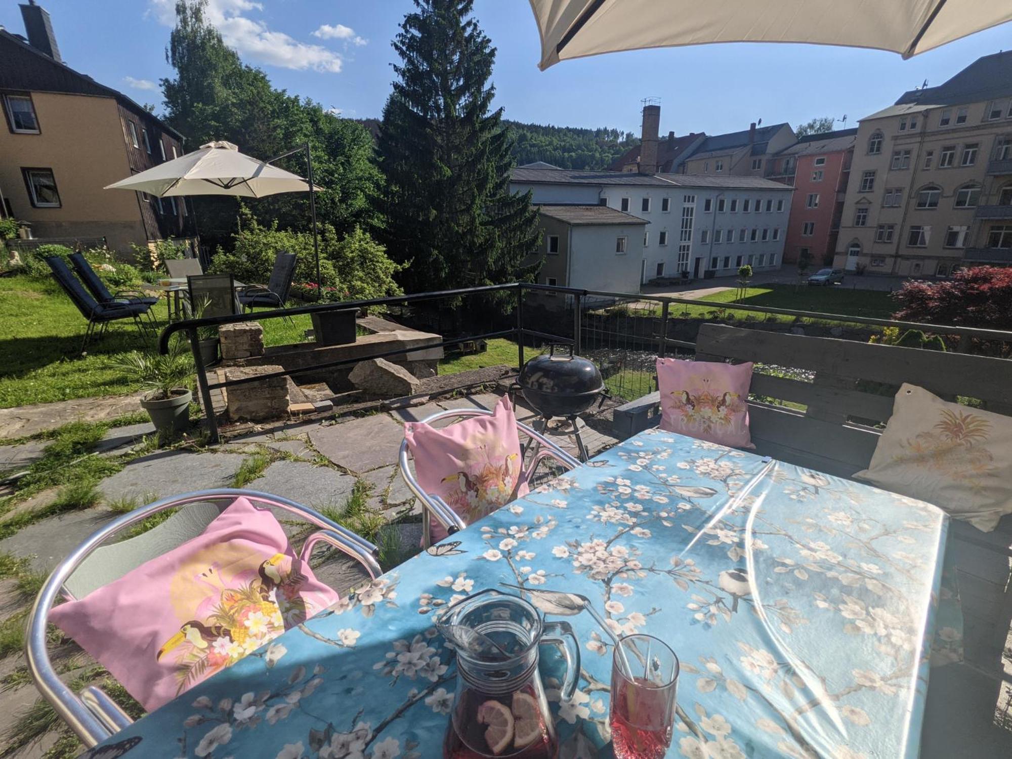 F2 - Urlaubsmagie Sauna, Whirlpool, Pool & Garten Sebnitz Exterior photo