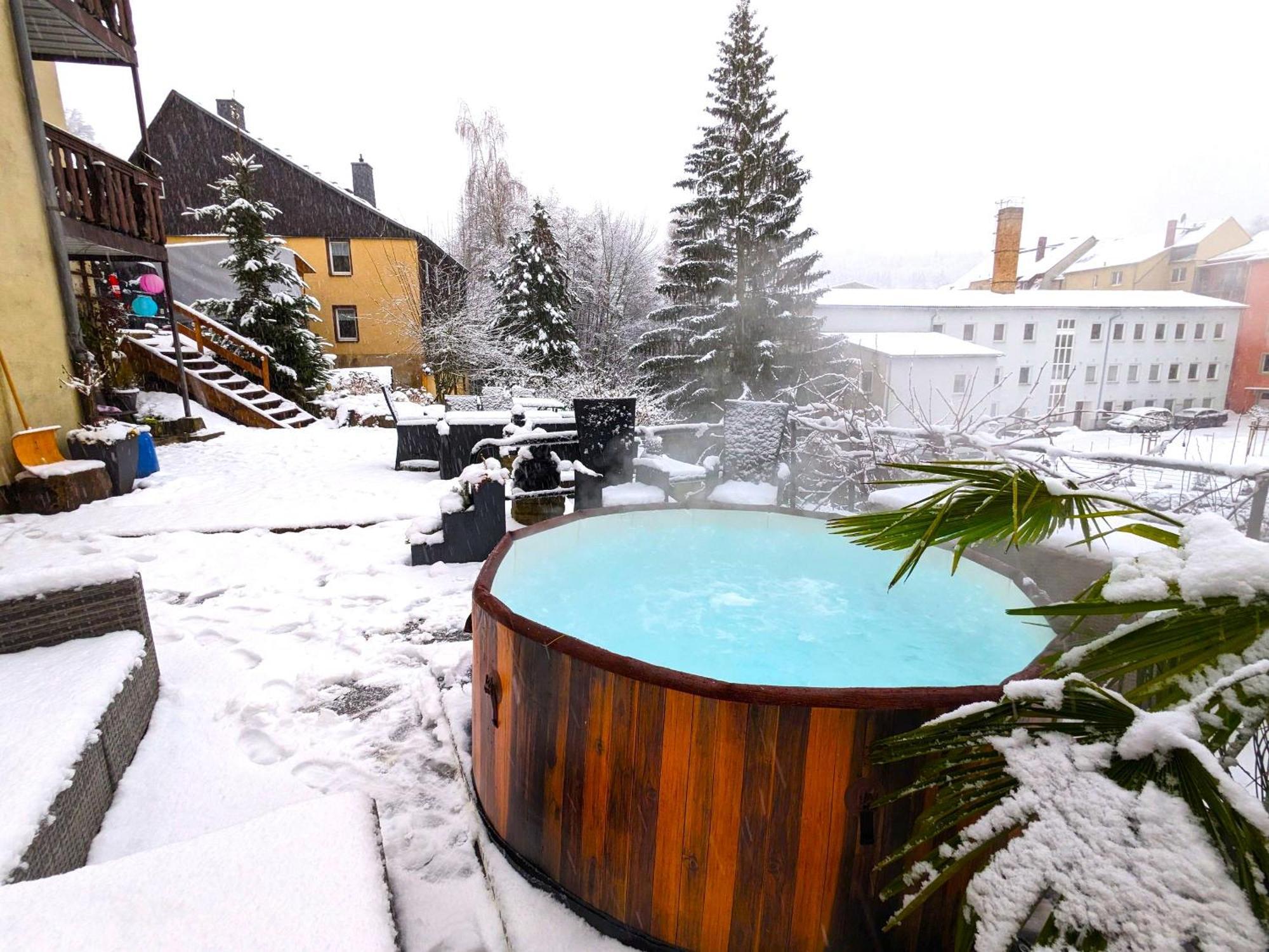 F2 - Urlaubsmagie Sauna, Whirlpool, Pool & Garten Sebnitz Exterior photo