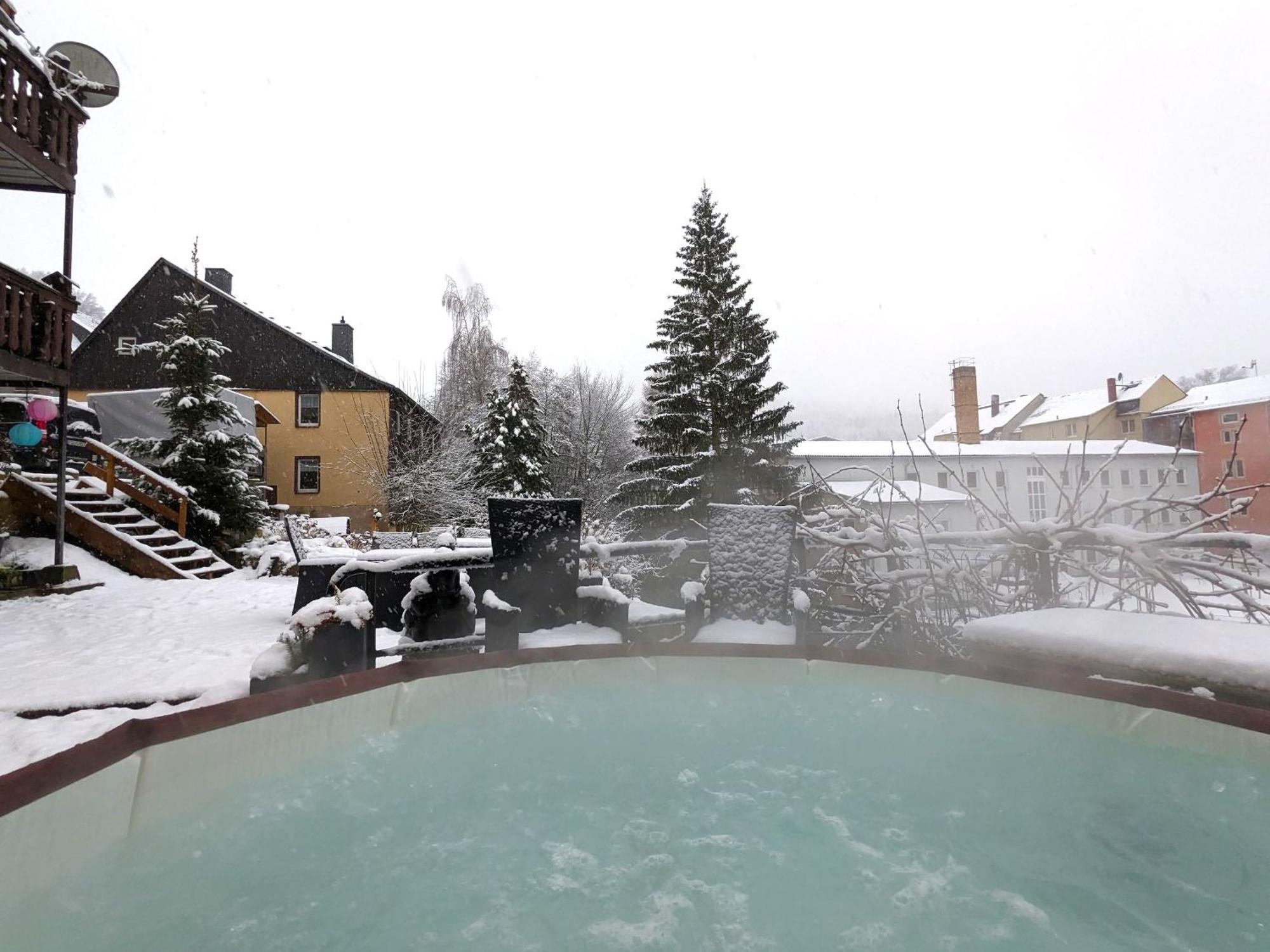 F2 - Urlaubsmagie Sauna, Whirlpool, Pool & Garten Sebnitz Exterior photo